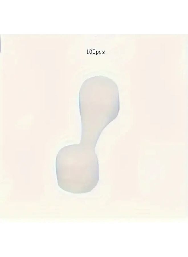 100pcs White Disposable Nasal Filter Plugs For Dust Pollen Fumes Protection - Image 1