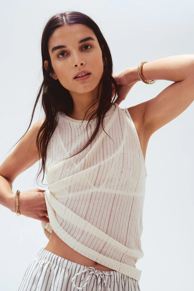 H&M Rib-knit vest top