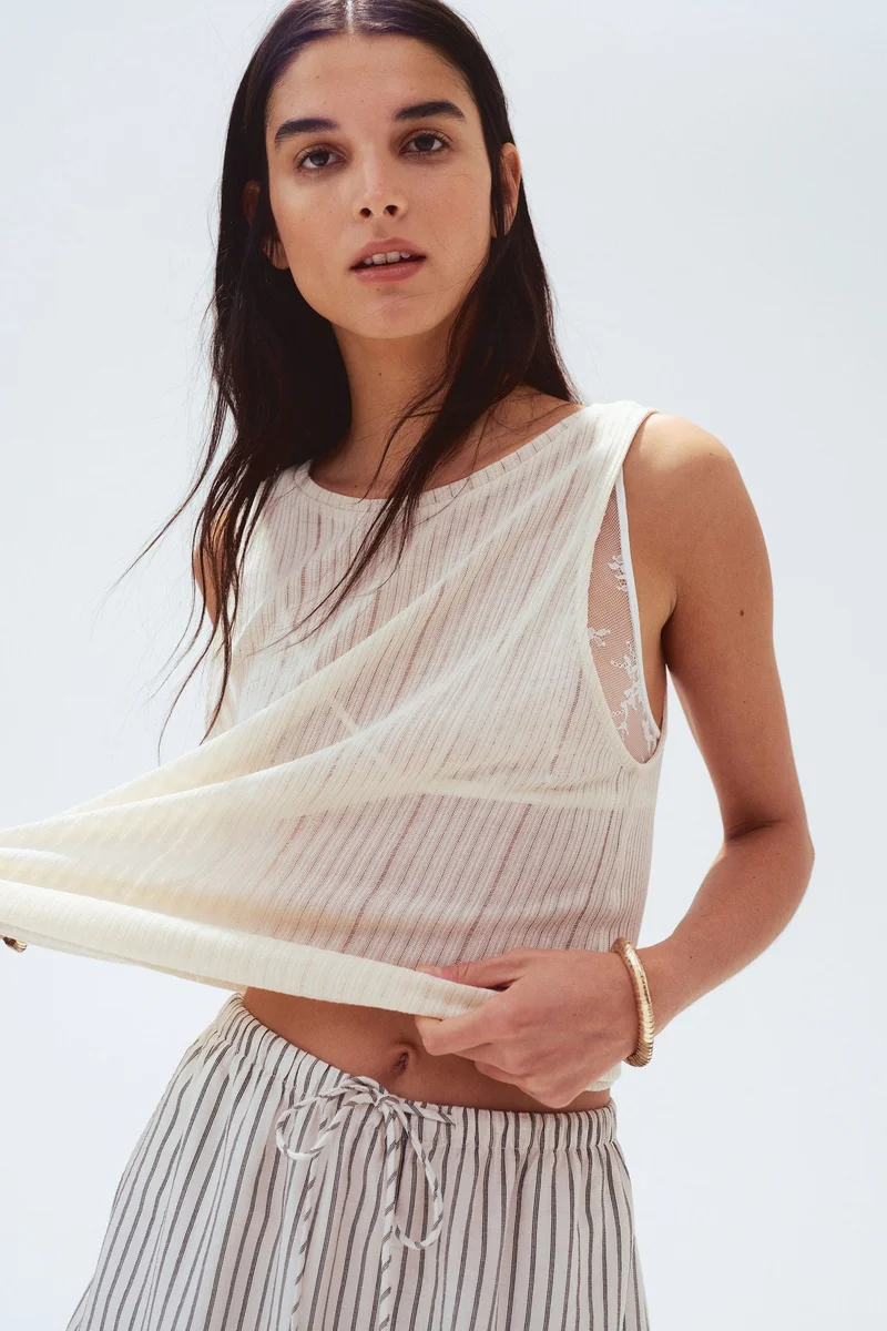 H&M Rib-knit vest top