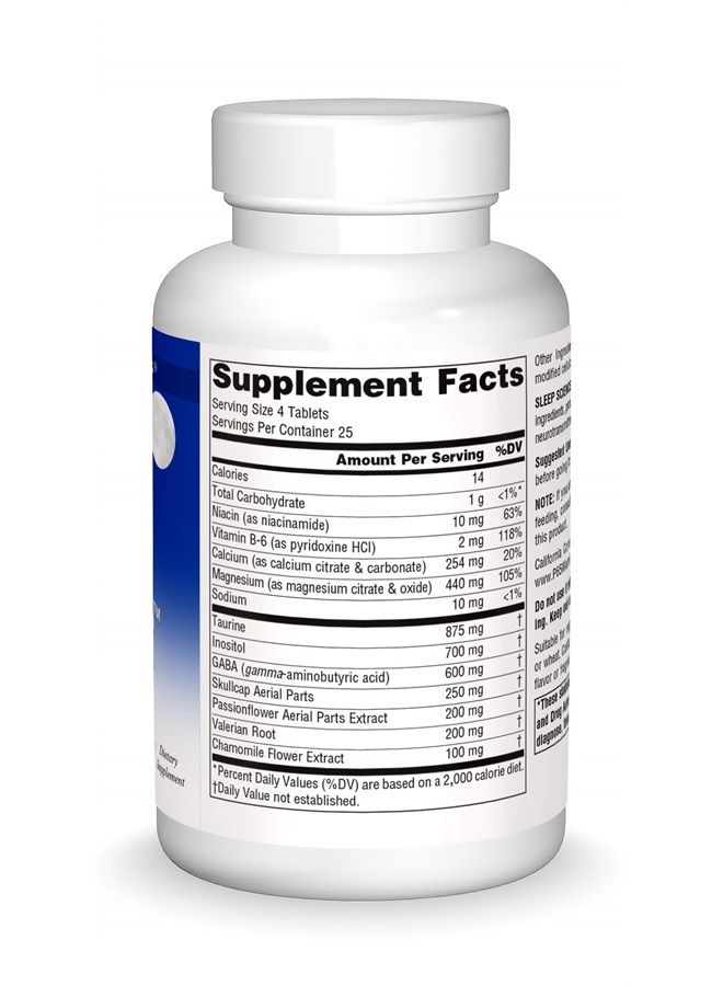 Source Naturals NutraSleep, Multi-Nutrient & Herb Complex, Relaxation Support - 100 Tablets - Image 2