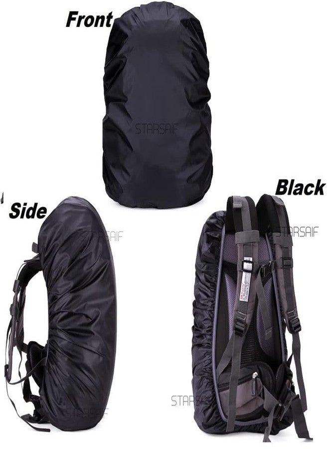LNT Rain Cover for Backpack - Premium Rain Bag Cover Waterproof with Straps - Laptop Bag rain Cover Waterproof raincover for Backpacks - 40L to 50L Adjustable Waterproof Rain Cover Bag Backpack - Image 3