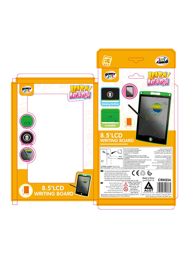 Power Joy Learn LCD Writng Board 8.5 Inch Battery Operated - Image 5