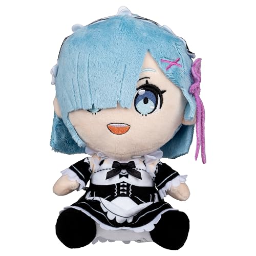 Total Anime Rem 8Inch Super Soft Plush with Authentic Details from ReZero - Image 1