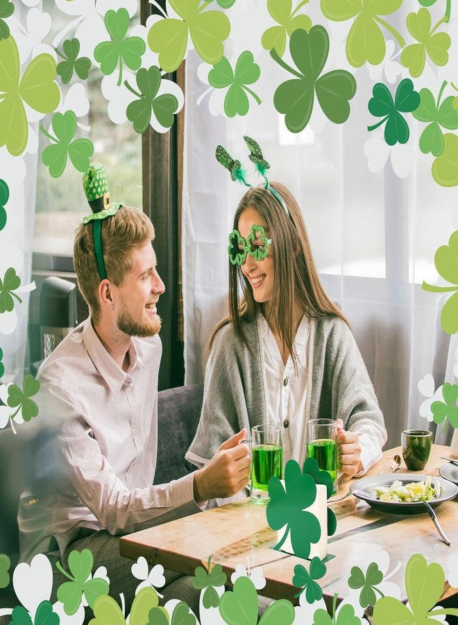 FYSUIMU St. Patrick's Day Napkin Holder Green Shamrock Metal Tissue Dispenser Clover Table Centerpiece for Irish Holiday Home Kitchen Restaurant Dining Table Countertop Decoration - Image 5