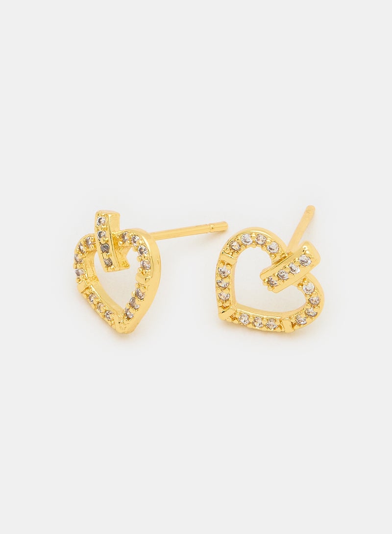 Gold Plated Earrings - Image 1