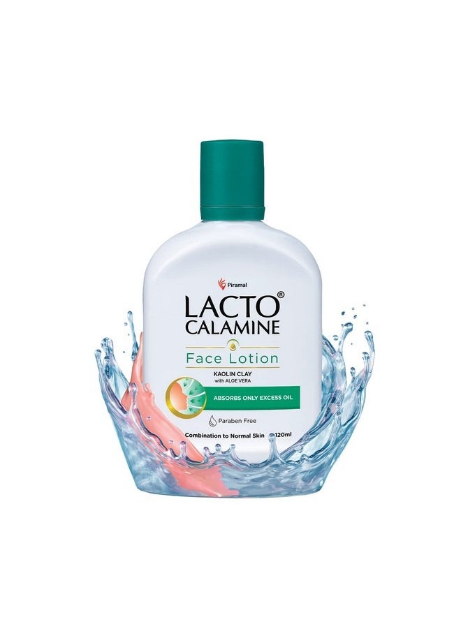 Lacto Calamine - لوشن للوجه لموازنة الزيت للبشرة العادية 120 مل - Image 1