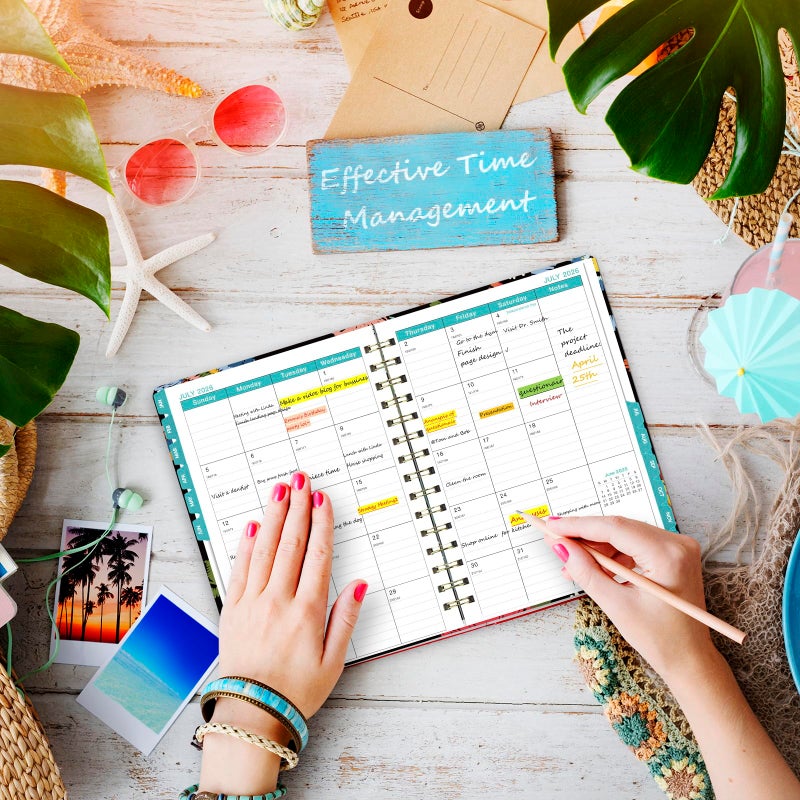 Ymumuda 2026 Planner, Daily Weekly Monthly Planner, 2026 Calendar Planner (Jan 2026 - Dec 2026), 8.4" x 6.3", Teacher School Student Work Agenda with Tabs, Ideal for School Office Supplies - Image 2