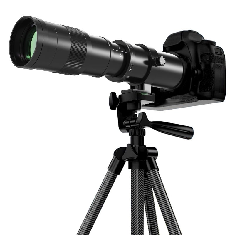 BENOISON Telephoto Lens for Canon - RF Lens 420-800mm Manual Focus MF Zoom Lens for Canon EOS R, Ra, RP, R3, R5, R5 C, R6, R6 Mark II, R7, R8, R10, R50, R100 Mirrorless - Image 1