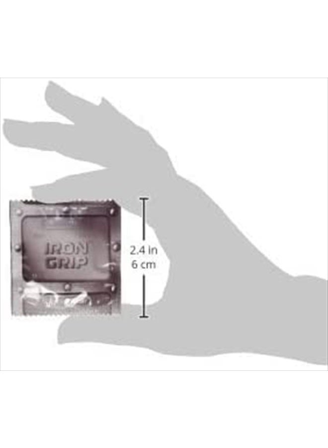 CautionWear Iron Grip Male Latex Condom (24), Clear, 24 Count (Pack of 1) - Image 2