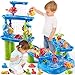 JUKUDAHU Water Table for Kids 3 4 5 6 7 Years Old Water Playset for Toddlers 35 Water and Sand Play Backyard Water Table Summer Outdoor Beach Toys Sensory Activity Gifts for Boys Girls - Image 3