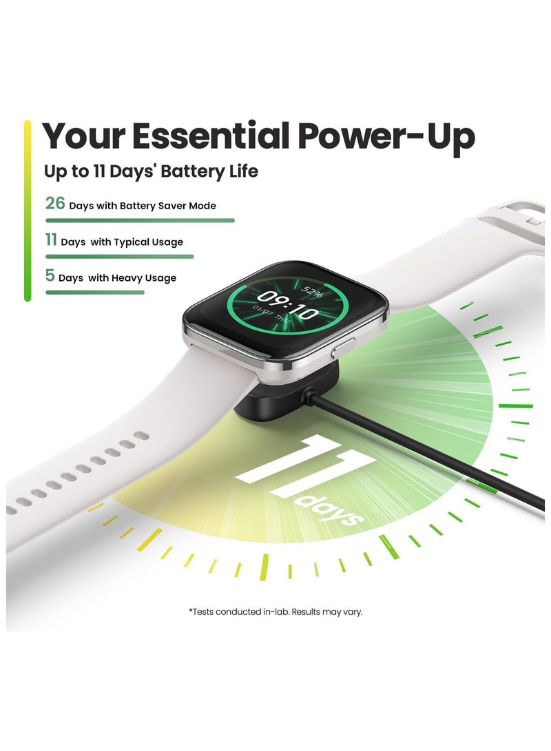 Amazfit Bip 5 CORE Smart Watch 46mm 11-Day Battery Fitness Activity Tracker with 120+ Sports Modes Heart Rate & Sleep Monitor Customizable Watch Faces for Android & iPhone Charcoal - Image 2