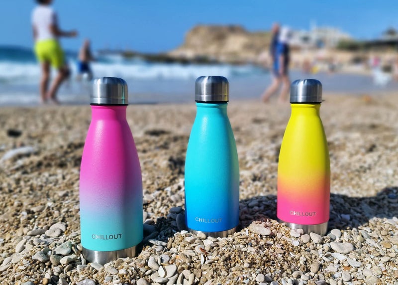 CHILLOUT LIFE زجاجة ماء من الفولاذ المقاوم للصدأ للأطفال من تشيل آوت لايف: 12 أونصة شكل زجاجة كولا مزدوجة الجدار معزولة للمشروبات الباردة والدافئة خالية من BPA زجاجة رياضية معدنية للأولاد والبنات والنساء - Image 5