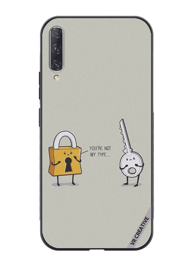 VR CREATIVE Protective Case Cover For Huawei Nova Y9S You Are Not My Type Design Multicolour - Image 1