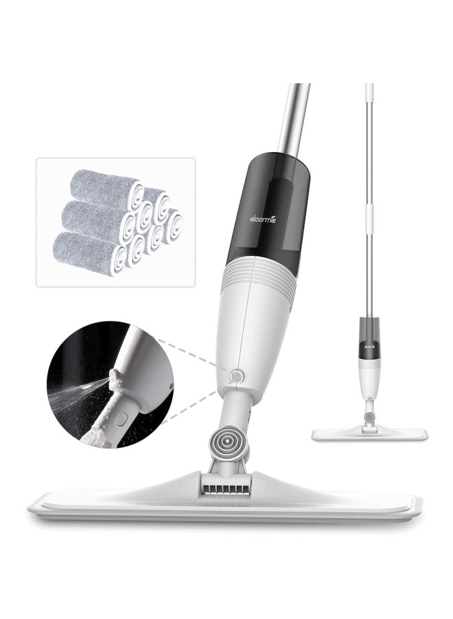 360° Rotation Spray Mop White/Black/Silver 125x660x95mm - Image 2