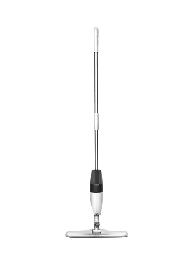 360° Rotation Spray Mop White/Black/Silver 125x660x95mm - Image 1