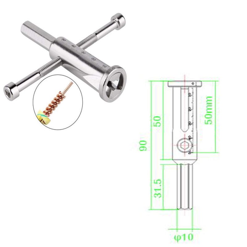 Neepanda Wire Twisting Tool Wire Stripper and Twister Quick Connector Twist Wire Tool for Power Drill Drivers Power Tool Accessories Simultaneously Stripping and Twist Wire Cable 4 Square - Image 2