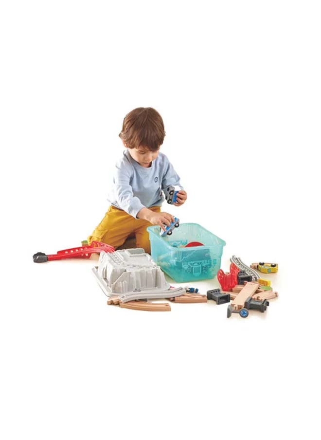Hape City Train Bucket Railway Set 48- Piece