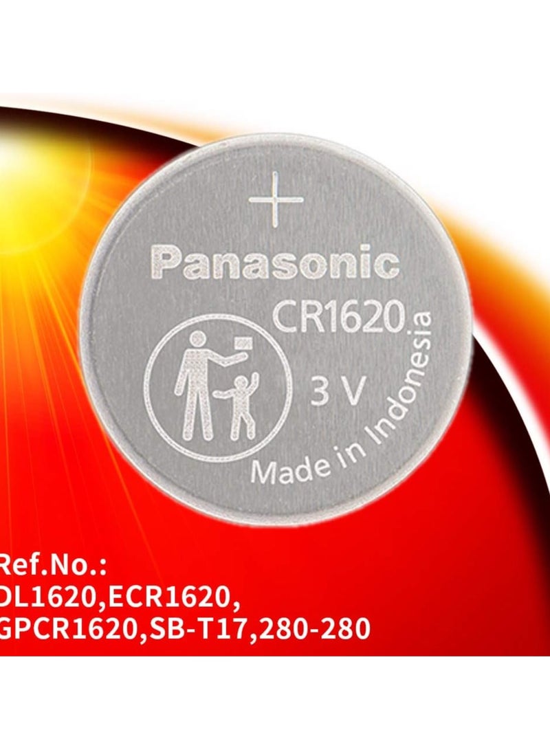 Panasonic 2-Pieces Panasonic CR1620 Lithium 3V Indonesia Batteries