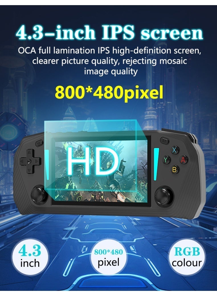 ANBERNIC  PSP handheld game console nostalgic portable N64 handheld game 4.3-inch screen output G33 arcade FC - Image 2