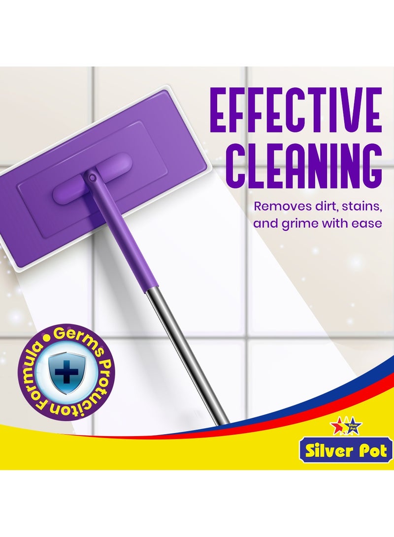 Silver Pot Lavender Floor Cleaner Liquid – Twin Pack (2x3L) Antibacterial Surface Cleaning Solution with Soothing Lavender Scent for Tiles, Marble, Wood, and Laminate Floors - Image 3