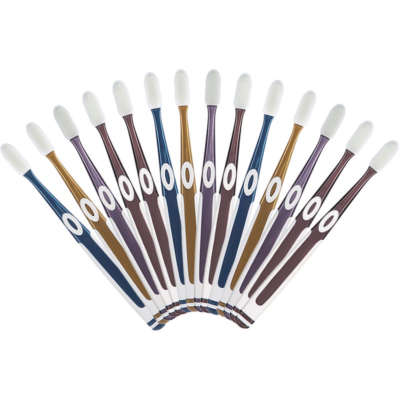 10pcs Convenient Tooth Portable Toothbrushes Household Adult Toothbrushes - Image 1