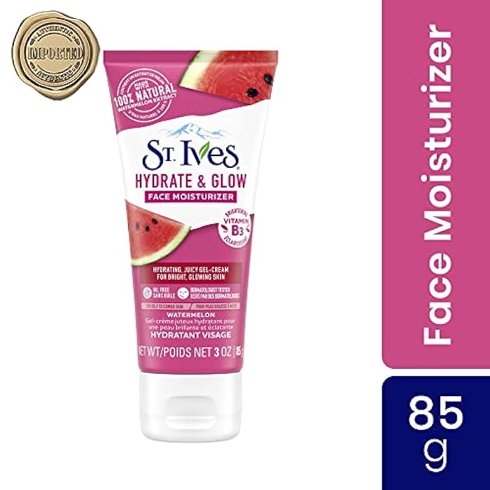 St. Ives Hydrate & Glow Face Moisturizer Watermelon 3 Ounce - Image 2