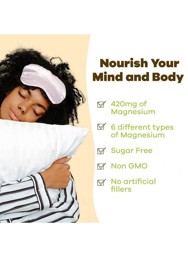 GoBiotix Magnesium Complex Powder By Gobiotix High Absorption Magnesium Supplement Drink For Sleep Support Mind And Body Relaxation Vegan + Sugarfree + Nongmo (Lemon Lime) - Image 3