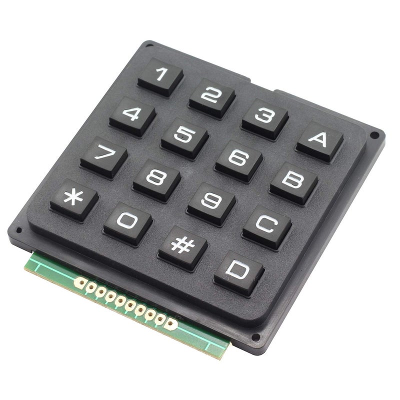 Tegg 1PC 4x4 Keypad MCU Boar Matrix Array Switch Tactile Keypad 16 Button for Arduino