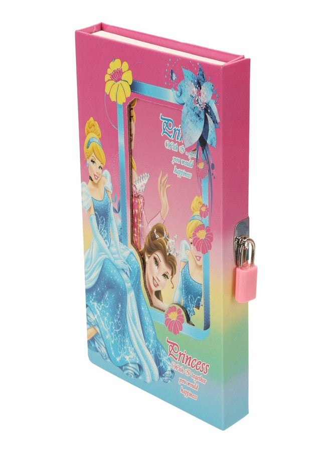 Asera Princess Diary with Lock Case for Girls Gifts Options- Blue and Pink - Image 1