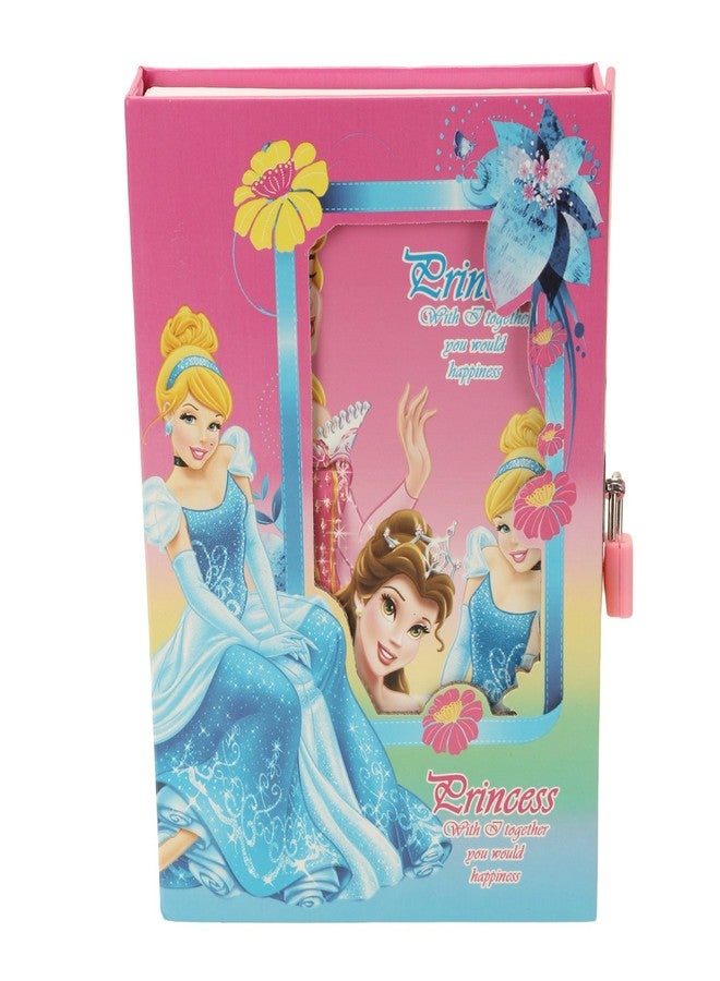 Asera Princess Diary with Lock Case for Girls Gifts Options- Blue and Pink - Image 2