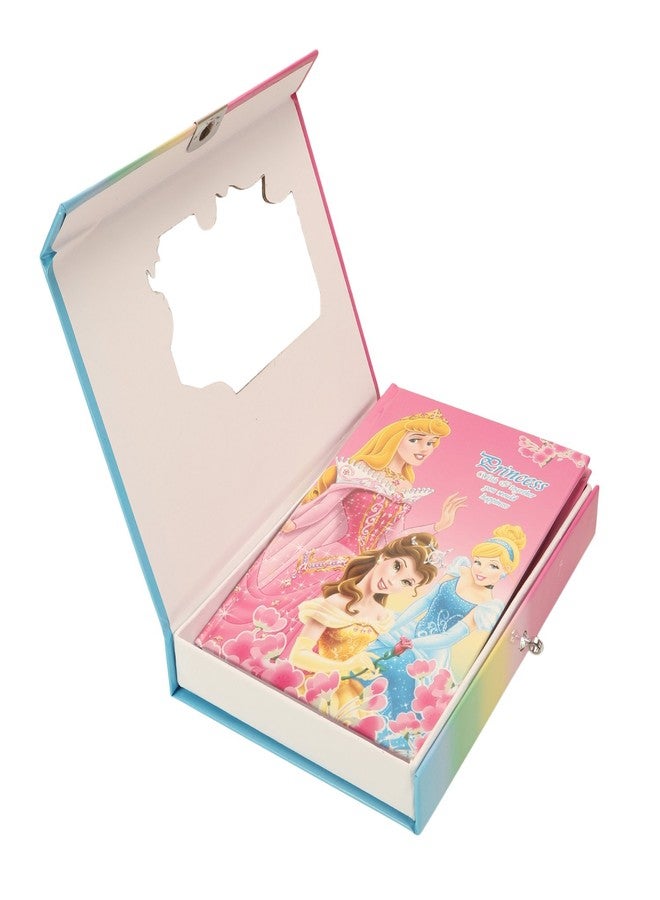 Asera Princess Diary with Lock Case for Girls Gifts Options- Blue and Pink - Image 3