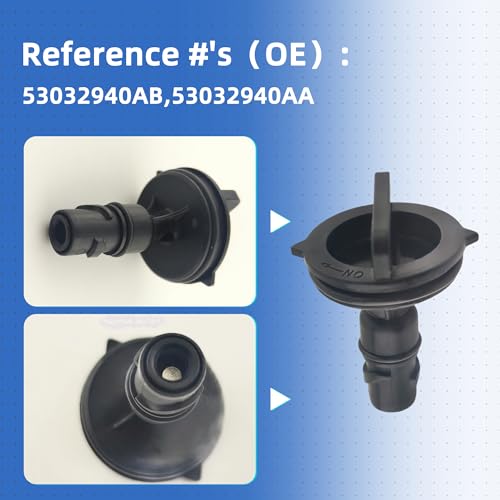 AAAWZDWD 53032940AB 53032940AA Pcv Valve 5.7L Replacement For Dodge Challenger Charger Durango Magnum Raam 1500 2500 3500 2007-2023,For Jeep Commander Grand Cherokee Wagoneer Chrysler 300 2007-2024 - Image 3
