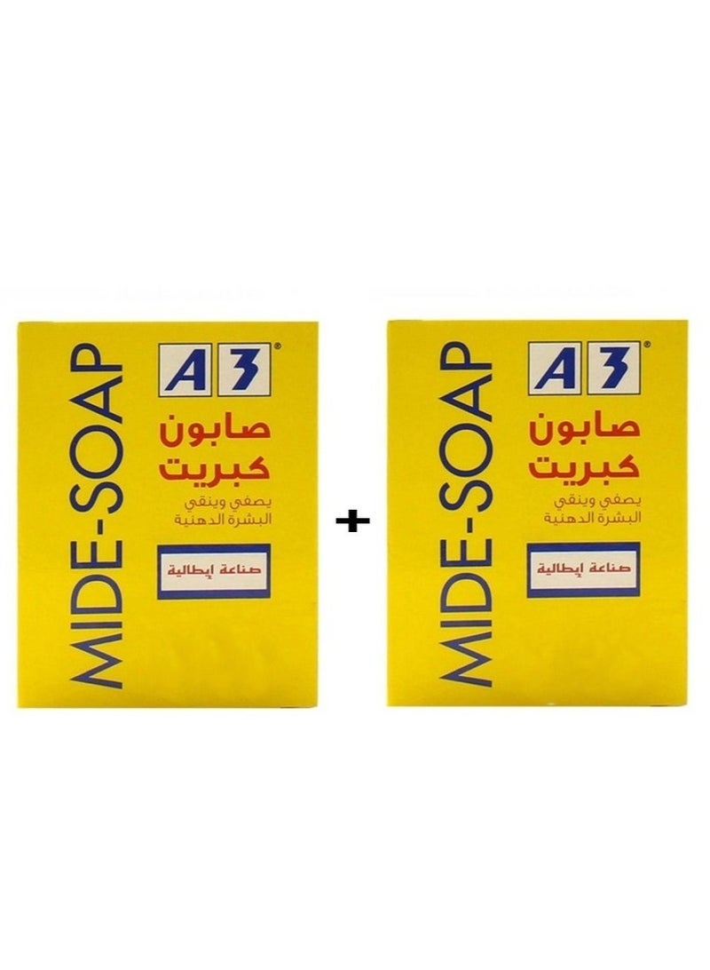 A3 Set Of Two Pieces Sulfur purifying Soap 2X100g - Image 2