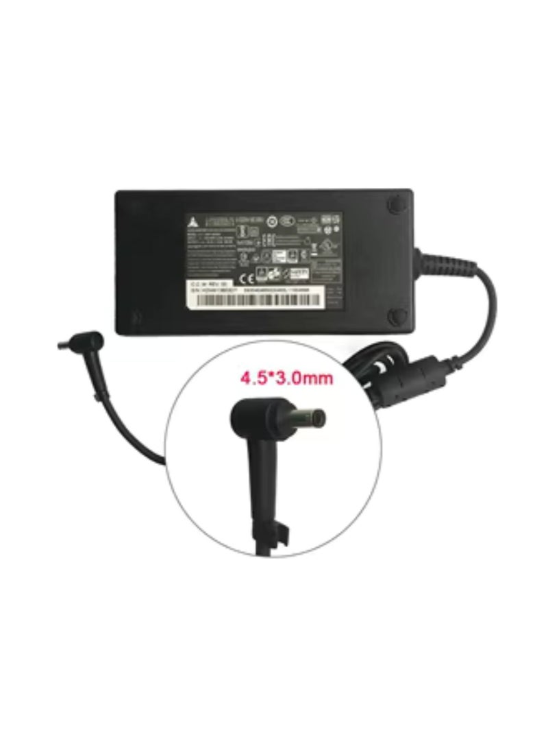 Terabyte Laptop Charger for MSI GF75 Thin 10UE-028US Alpha 17 B5EEK/RX6600M ADP-180TB H 180W 20V 9A AC Adapter Power Cord 4.5*3.0 - Image 1