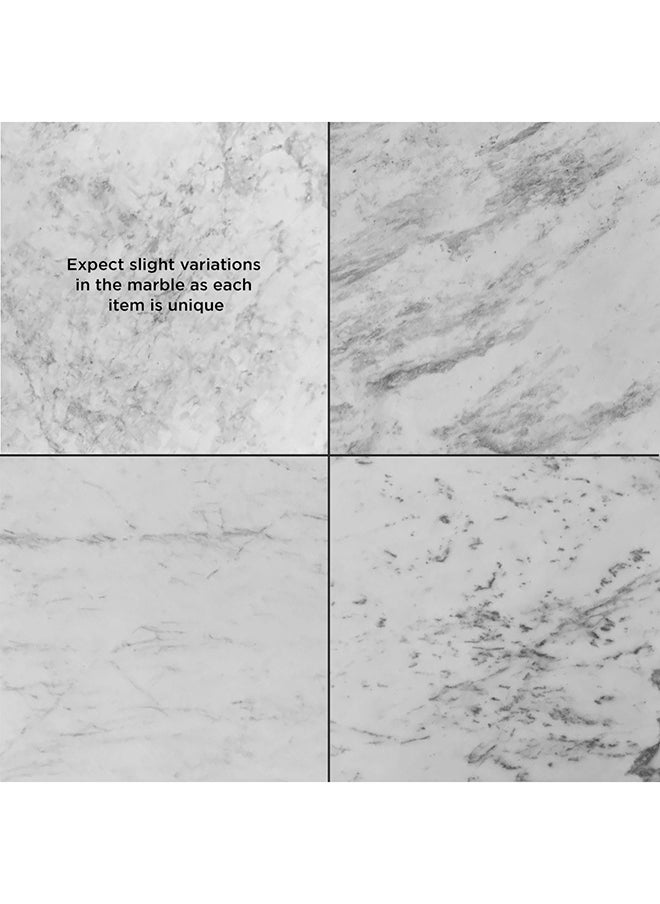Home Box - Rosalia Genuine Marble Top Nest of Tables - Set of 2 - Image 1