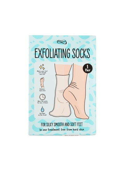 Footsteps Exfoliating Socks For Silky Smooth And Soft Feet 1 Pair