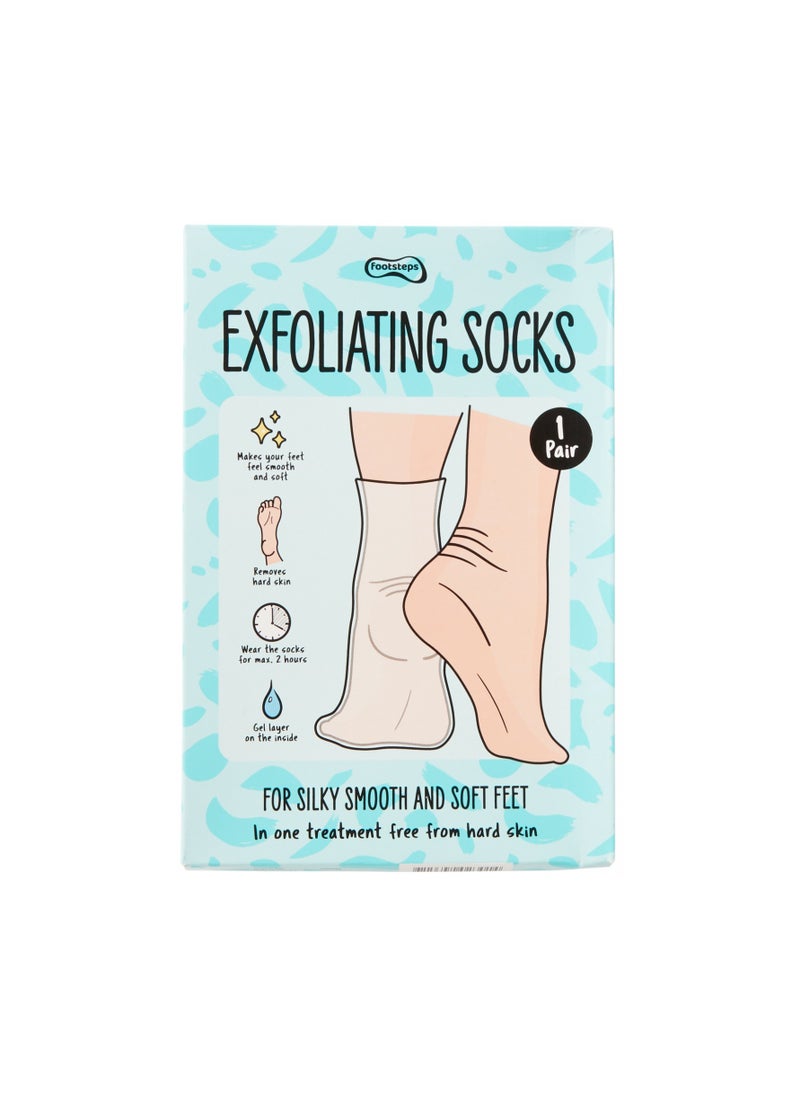 Generic - Footsteps Exfoliating Socks For Silky Smooth And Soft Feet 1 Pair - Image 1