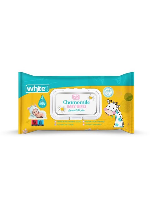 72-Piece Baby Wipes With Chamomile