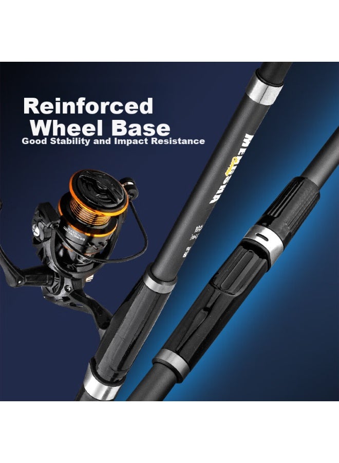 Clear Water Qingshui Mighty Shark Sea Fishing Rod Set Long Casting High Carbon Ultra-light Ultra-hard Sea Rod Full Set Sea Fishing Rod - Image 2