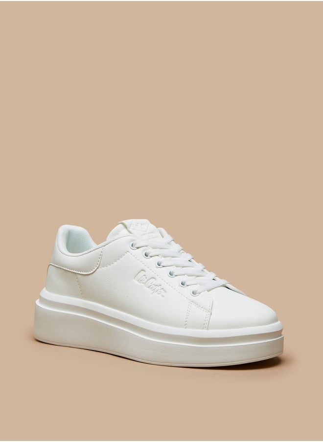 Lee Cooper Women'S Lace-Up Low Ankle Casual Sneakers  - Image 1