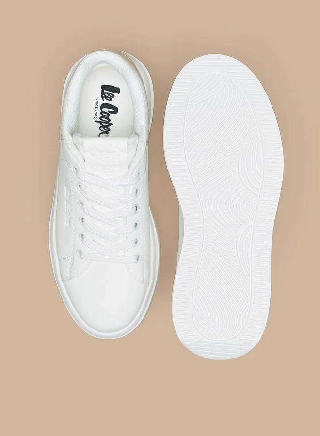 Lee Cooper Women'S Lace-Up Low Ankle Casual Sneakers
