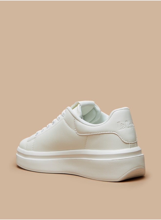 Lee Cooper Women'S Lace-Up Low Ankle Casual Sneakers  - Image 2