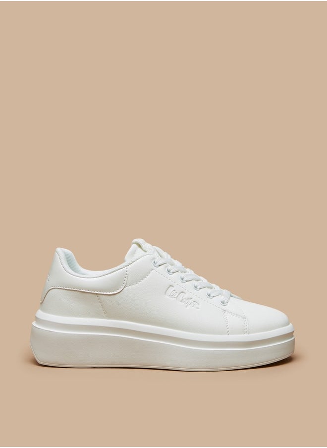 Lee Cooper Women'S Lace-Up Low Ankle Casual Sneakers  - Image 3
