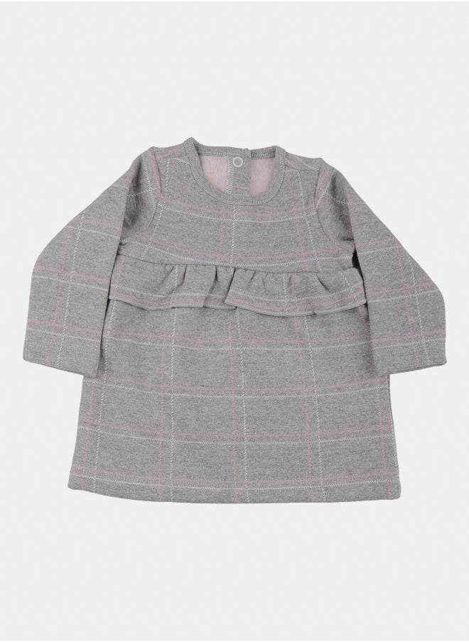 El Sayaad Baby Girls Long Sleeves Dress 
