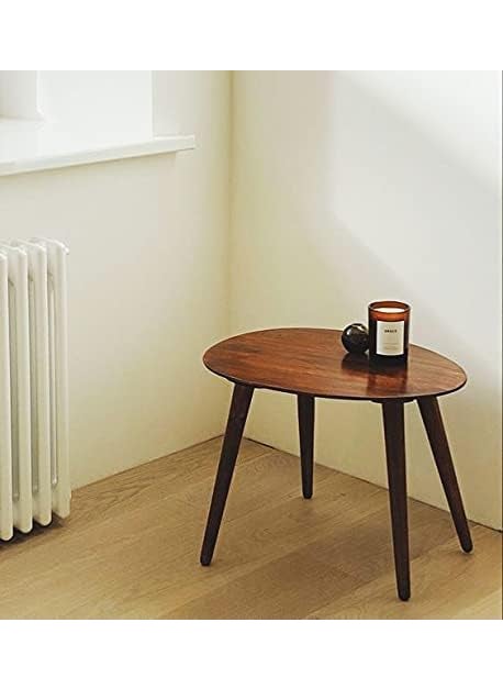 Device Bas with BROWN ART SHOPPEE Brown Art SHOPPEE Coffee TableOval Wood Coffee Table Storage and Display Sofa Table Small Modern Table Furniture for Living RoomHome Office Brown 