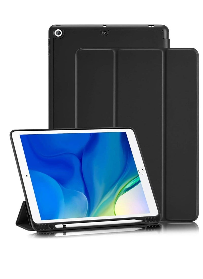 vesus iPad 9th/8th/7th Generation case (2021/2020/2019) iPad 10.2-Inch Case with Pencil Holder [Sleep/Wake] Slim Soft TPU Back Smart Magnetic Stand Protective Cover Cases - Image 4