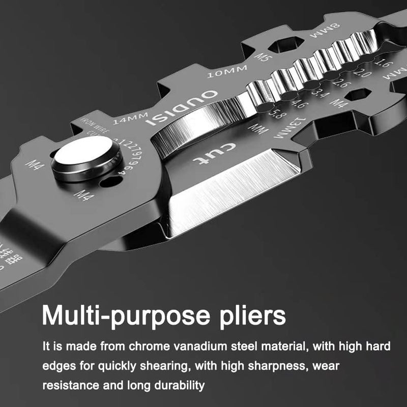 GIRGIT 25in1 Multifunction Wire Strippers Electeical 8 inch Wire Crimping Tool Wire Cutter Professional Electrician Pliers Tools and Cable Stripper for Cutting Stripping Shearing  - Image 4