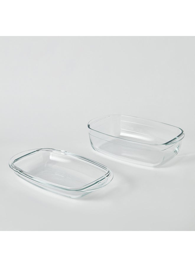 Home Box Taliona Glass Rectangle Casserole With Lid 4.5 L  - Image 5