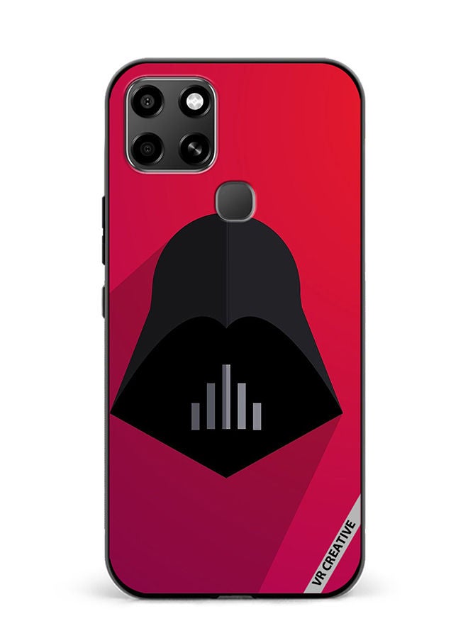 VR CREATIVE Protective Case Cover For Infinix Smart 6 Star Wars And Darth Vader Design  Multicolour - Image 1