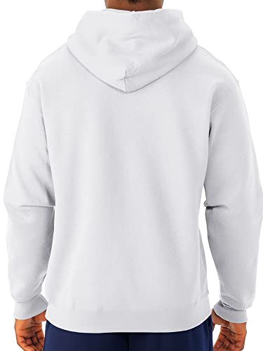 Jerzees Men's NuBlend -Fleece -Sweatshirts & - -Hoodies, Hoodie-White, X-Large - Image 3